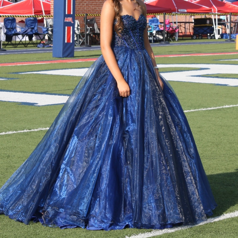 Sherri Hill Navy Dress